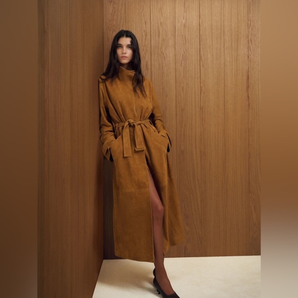 Reformation Veda Lyla Suede Trench Topanga Canyon